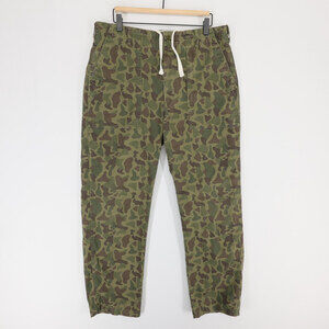 Engineered Garments Fatigue Pants Pants Mens M Green Camo Drawstring Military
